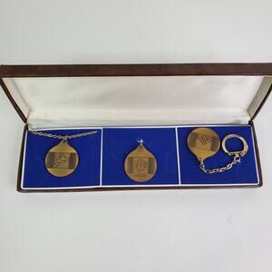 Wm. Wrigley Jr Company 1976 Olympic Game Necklace & Key Chain NEW in Box